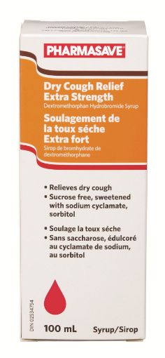 Picture of PHARMASAVE DRY COUGH RELIEF - EXTRA STRENGTH 100ML
